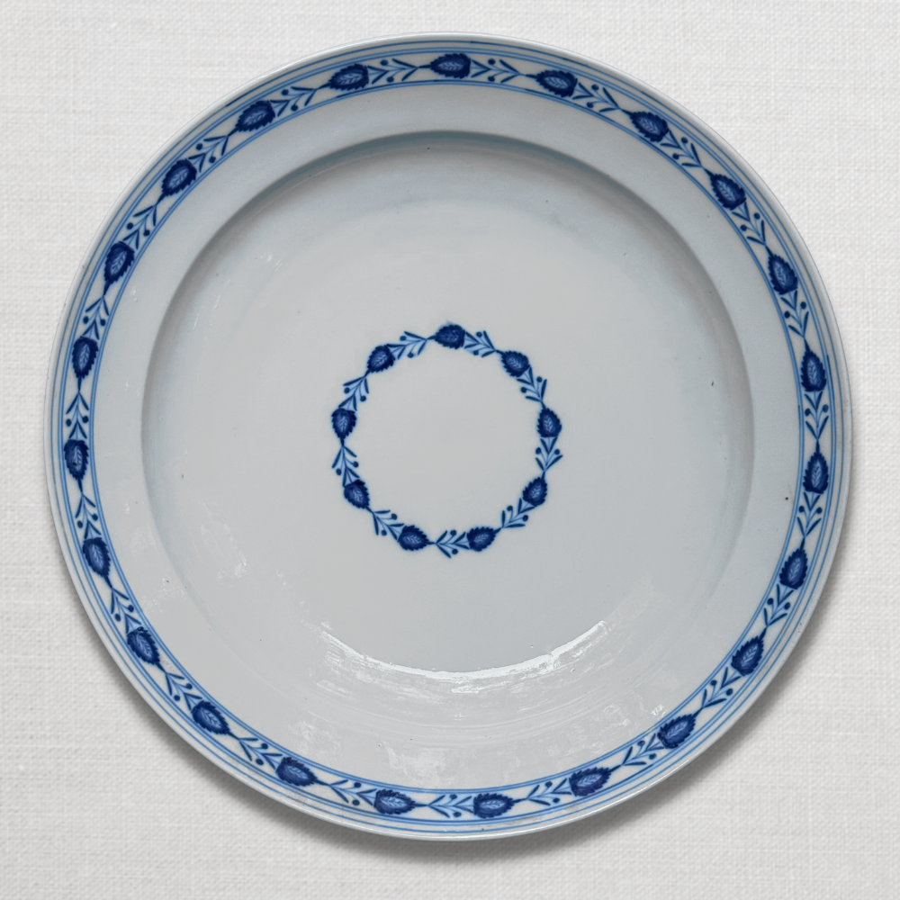 18th-century Meissen Blue & White Charger Platter (K)