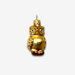 Nostalgic Mini Gold Owl Ornament