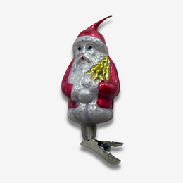 Nostalgic Clip-on Santa with Tree Ornament