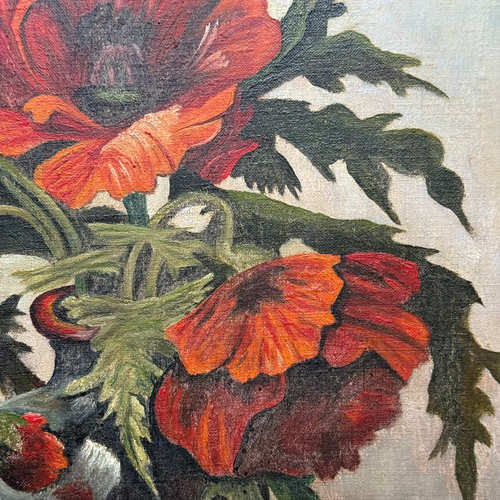 Mid 20th-century Dutch Floral Still Life Painting