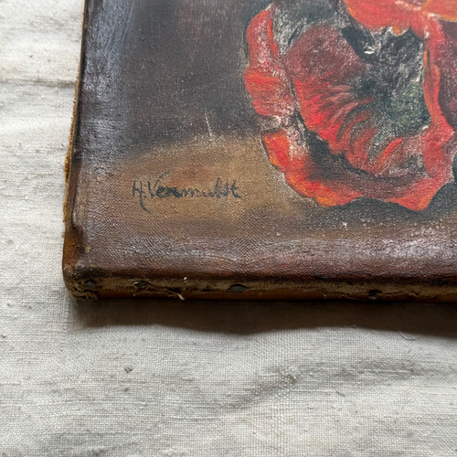 Mid 20th-century Dutch Floral Still Life Painting