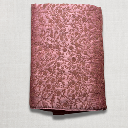 Cannes Embroidered Silk Throw in Rose