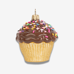 Chocolate Cupcake Ornament