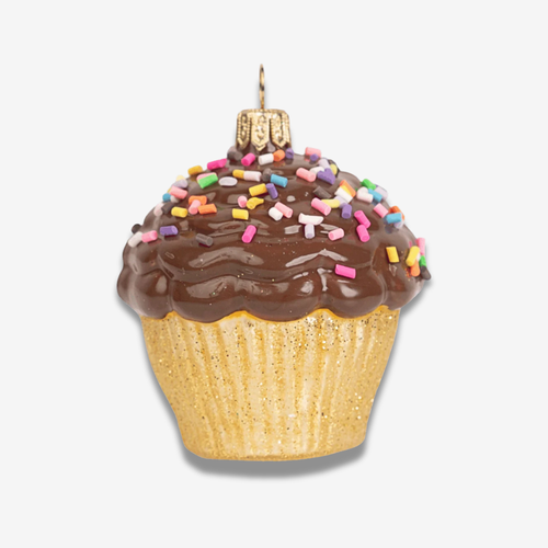 Chocolate Cupcake Ornament