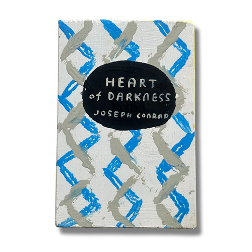 Leanne Shapton "Heart of Darkness" Painted Wooden Book
