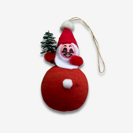 Nostalgic Cotton Santa Ornament