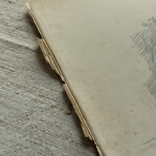 19th-century French Pencil Drawing by Alphonse Baril (#93)