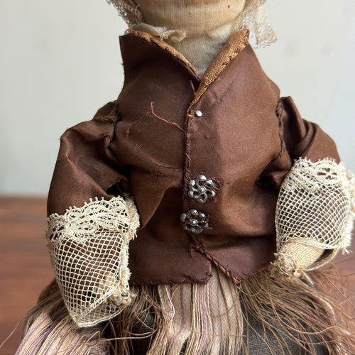 Late 19th-century Handsewn Stump Doll