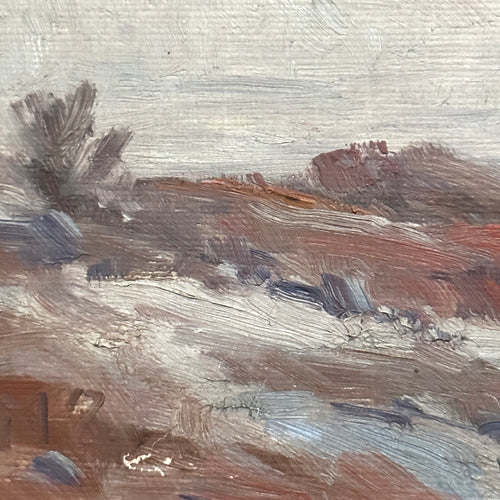 Early Mid 20th-Century Oil on Panel Landscape by Anne Bosworth Greene