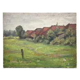Evert Rabbers Landscape Painting (2311)