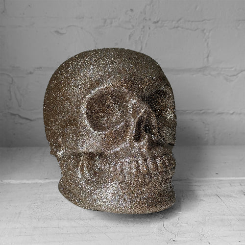 Ino Schaller Glitter Skull in Gold