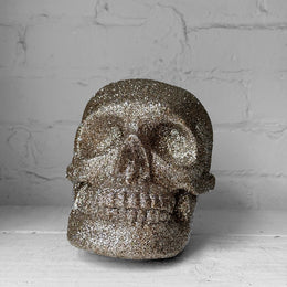 Ino Schaller Glitter Skull in Gold