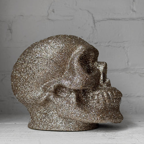 Ino Schaller Glitter Skull in Gold