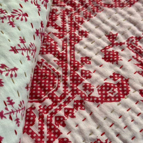 Vintage Sari Treble Bedcover (07-11)