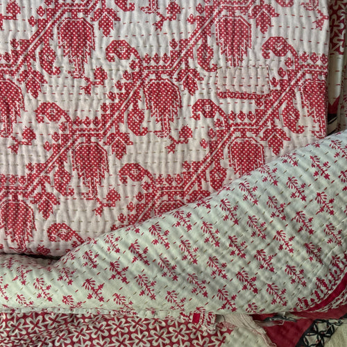 Vintage Sari Treble Bedcover (07-11)