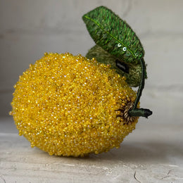 Hand-Beaded Lemon by Trovelore