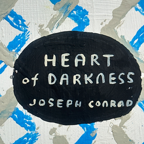 Leanne Shapton "Heart of Darkness" Painted Wooden Book