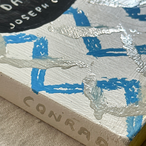 Leanne Shapton "Heart of Darkness" Painted Wooden Book