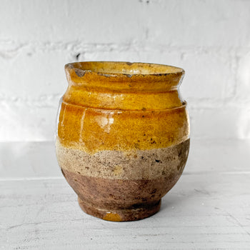 Small 19th-century French Ceramic Confit Pot (#2)