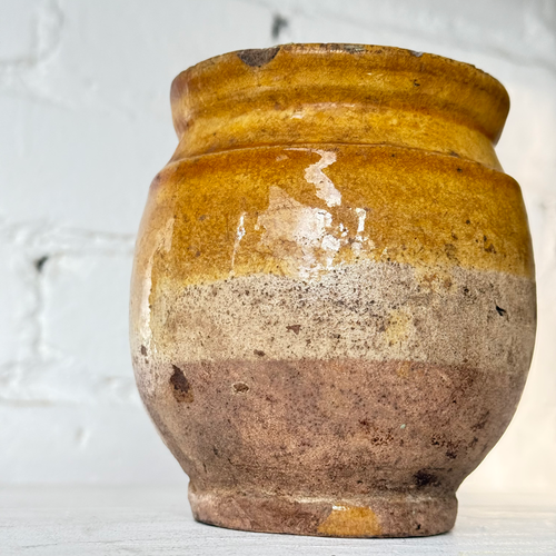Small 19th-century French Ceramic Confit Pot (#2)