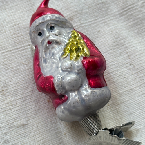Nostalgic Clip-on Santa with Tree Ornament