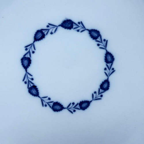18th-century Meissen Blue & White Charger Platter (K)