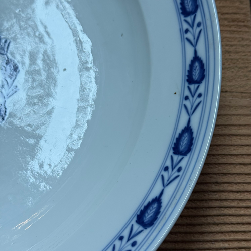 18th-century Meissen Blue & White Charger Platter (K)
