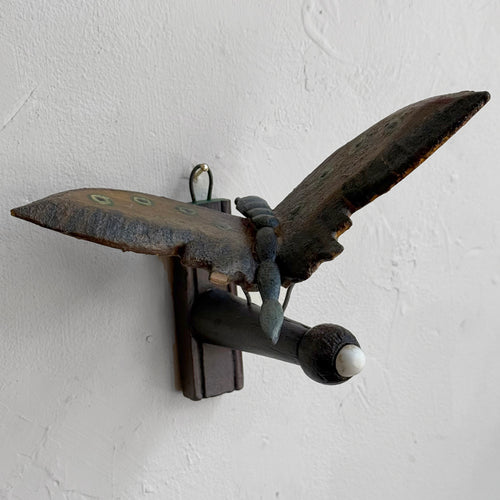 Early 20th-century Black Forest Carved Butterfly (9-11)