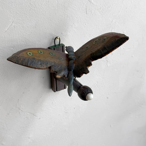 Early 20th-century Black Forest Carved Butterfly (9-11)