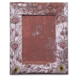 Sona Silk Velvet Tabletop Frame in Old Rose (#11)