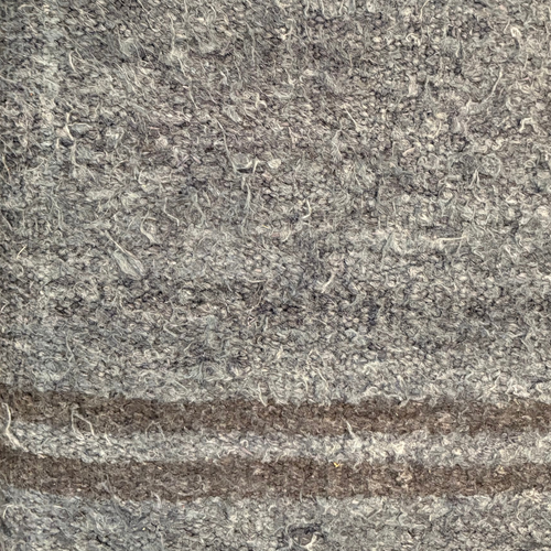 Custom Antique Overdyed Kilim Ottoman