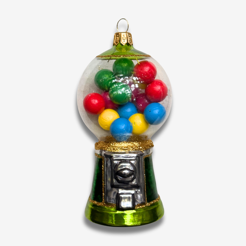 Green Gumball Machine Ornament
