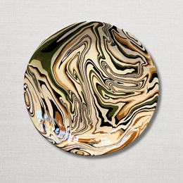 Marbled Dinner Plate in Toscane 1 (TS1 #746)