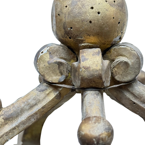 19th-century Italian Carved Wood Crown