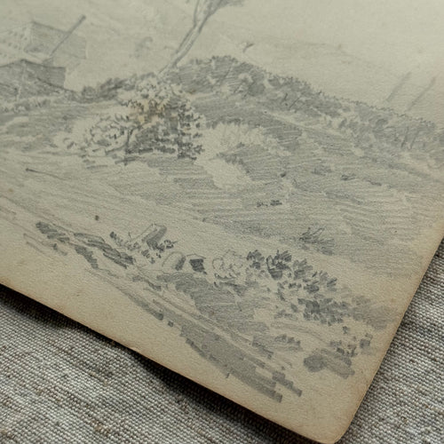 19th-century French Pencil Drawing by Alphonse Baril (#78)