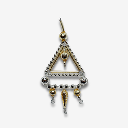 Triangle Beaded Ornament
