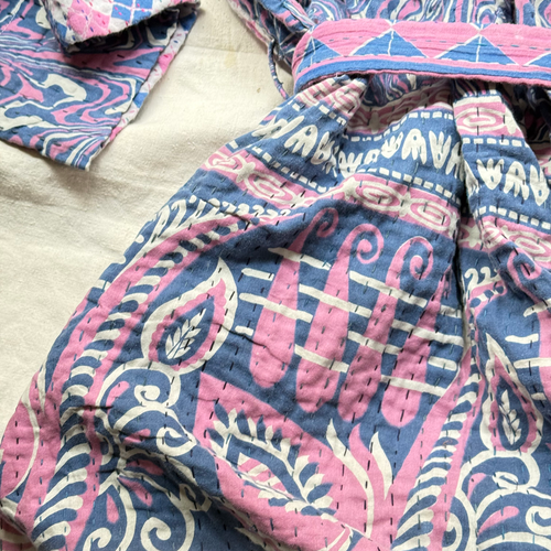 Jeanette Farrier Vintage Sari Robe #1