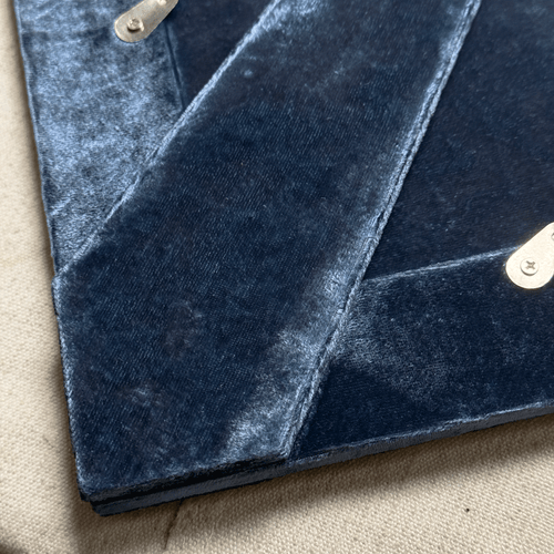 Tuileries Silk Velvet Tabletop Frame in Cobalt (#12)