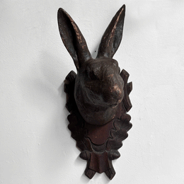 Antique Black Forest Carved Rabbit (B2341)