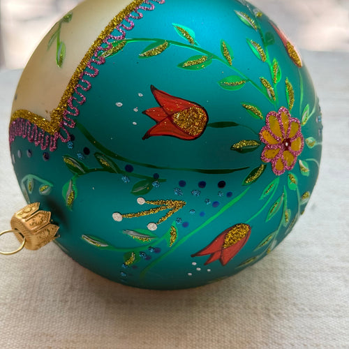 Retro Colorful Reflector Ornament