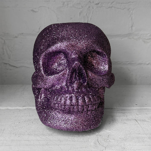 Ino Schaller Glitter Skull in Lilac