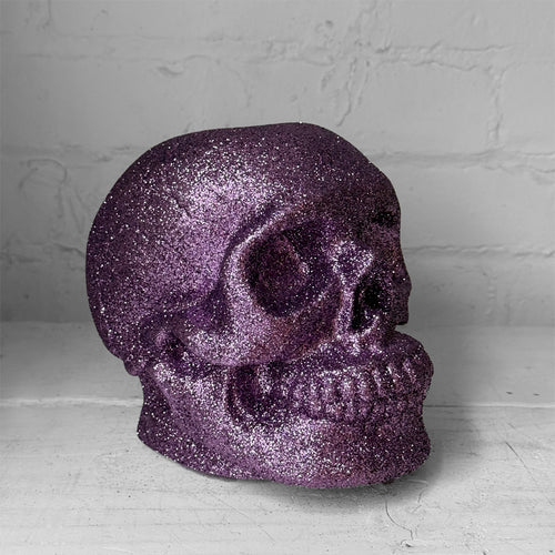 Ino Schaller Glitter Skull in Lilac