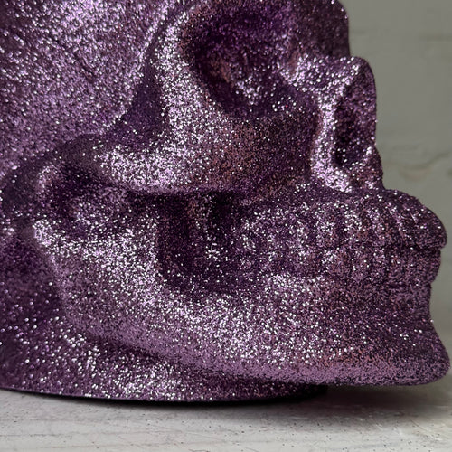 Ino Schaller Glitter Skull in Lilac
