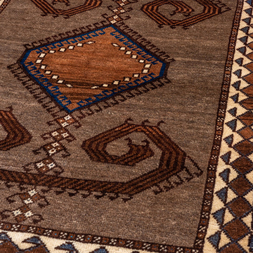 3’ 4” x 4’ 9” Vintage Gabbeh Rug