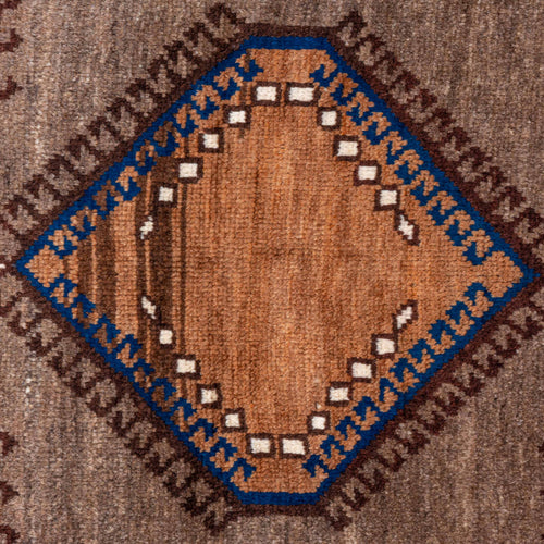 3’ 4” x 4’ 9” Vintage Gabbeh Rug