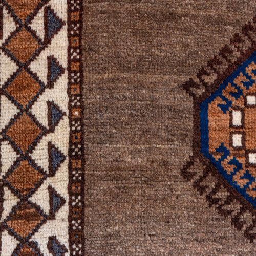 3’ 4” x 4’ 9” Vintage Gabbeh Rug