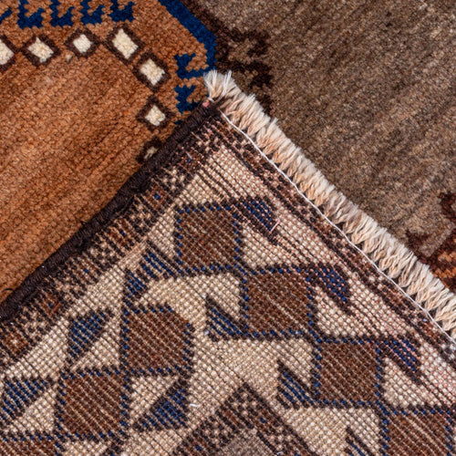 3’ 4” x 4’ 9” Vintage Gabbeh Rug
