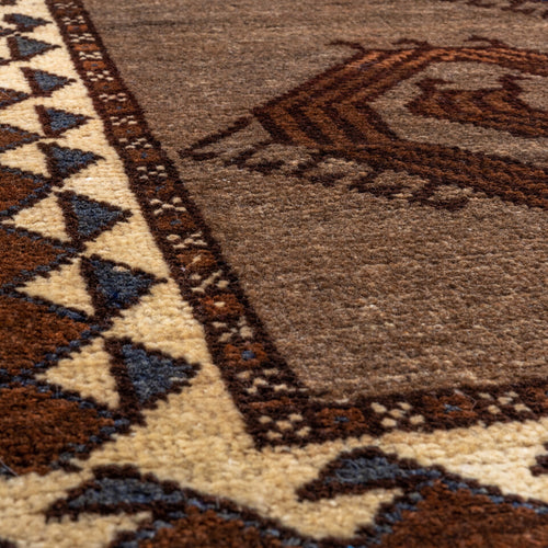 3’ 4” x 4’ 9” Vintage Gabbeh Rug