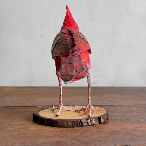 Papier-Mâché Cardinal