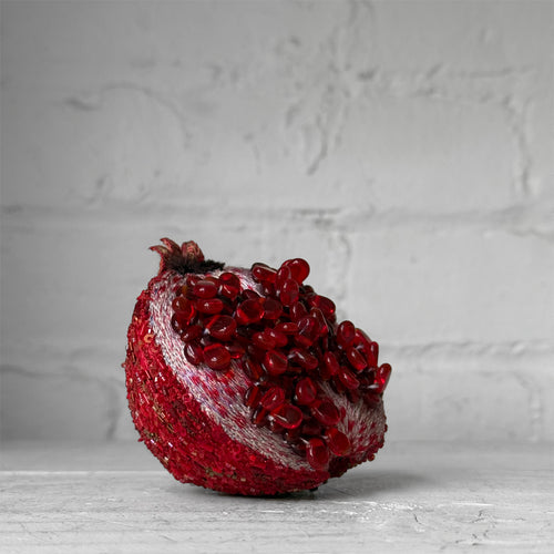 Hand-Beaded Pomegranate by Trovelore